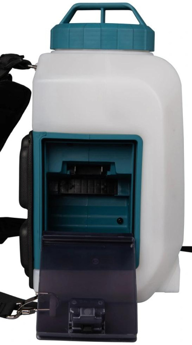 Опрыскиватель Makita DUS108Z аккум. ранц. 10л белый/бирюзовый