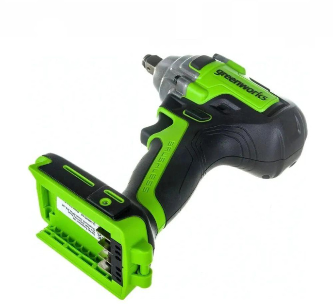 Гайковерт Greenworks GD24IW400 аккум. патрон:квад.1/2" 3802907CUG