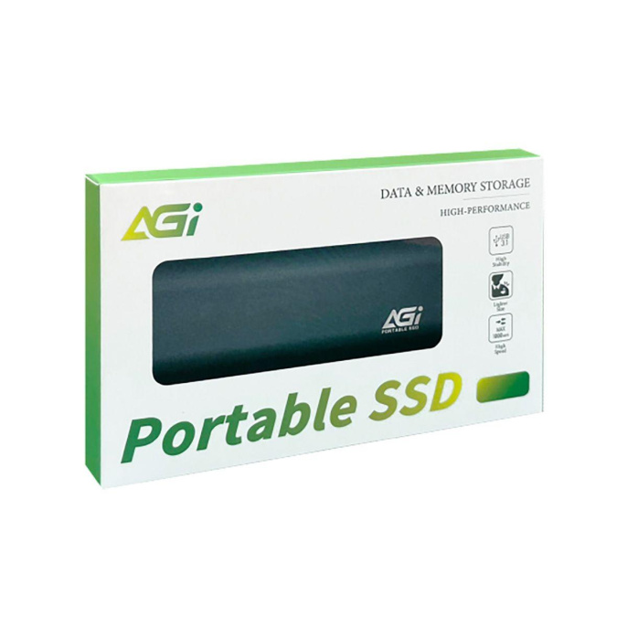 Внешний диск SSD AGI ED198 AGI2T0GIMED198, 2ТБ, черный
