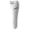 PHILIPS BRE700/01 Эпилятор 2 скорости, широкая головка, Wet&Dry, беспроводной, opti light, 2 аксессуара