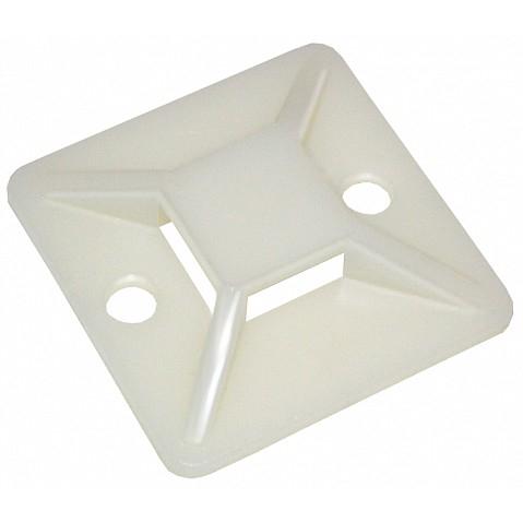 IEK UHP30-30-100 Площадка самокл. 30х30 под хомуты бел. уп.100шт.