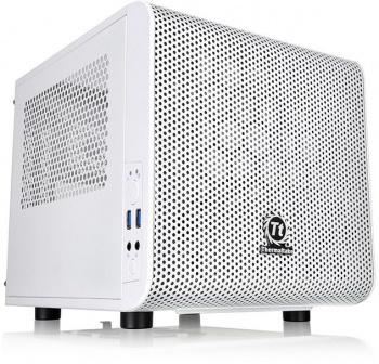 Корпус miniITX Thermaltake Core V1, SFF, без БП, белый [ca-1b8-00s6wn-01]