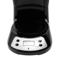 Капельная кофеварка RAGEX R405-000 с ЖК-дисплеем, 1.25 литра, 750 Вт, черный