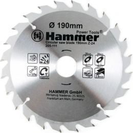 Диск пильный по дереву Flex CSB WD (190х30/20/16 мм; Z-24) HAMMER 30661 205-111