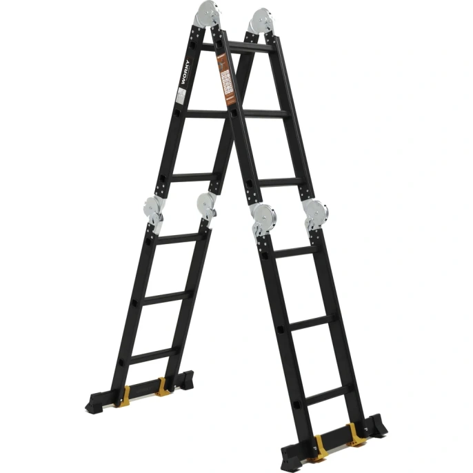 Лестница-стремянка WORKY 4x3 трансформер Pro, высота 3,6м ARD128304