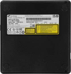 Оптический привод/ H.L Data Storage Multi OS Portable DVD-Writer, DVD±RW, CD, USB2.0 совместим с 3.0 , Black