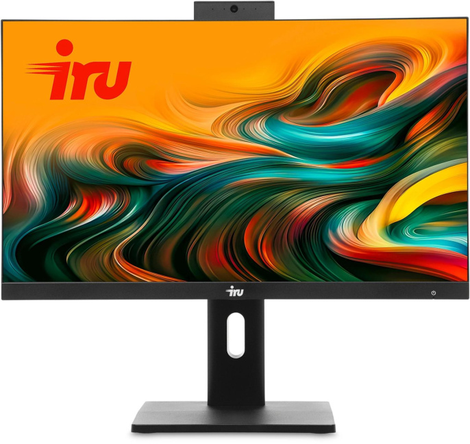 23.8" Моноблок iRU Tactio 23IP6 Full HD, Intel Core i3 12100, 8ГБ DDR5, 480ГБ SSD,  Windows 11 Pro, черный [2163744]