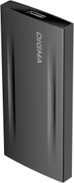 Накопитель SSD Digma USB3.2 Gen2x2 256GB DGSM8256G2MGG MEGA X 1.8" темно-серый