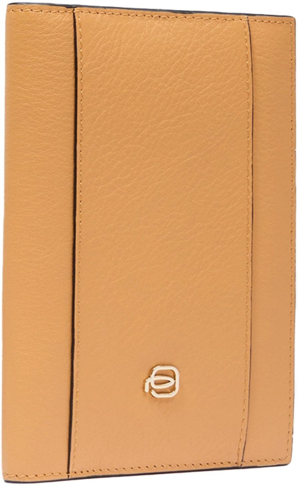 Обложка для паспорта Piquadro Circle PP6340W92R/GBE шафрановый/бежевый натур.кожа