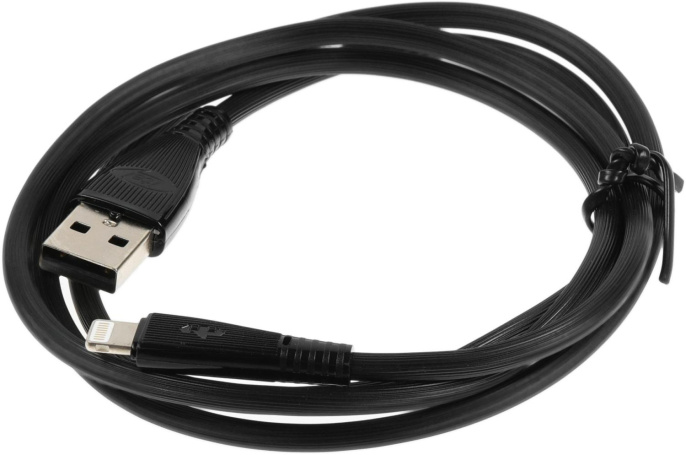 Кабель Itel L21s ICD-L21s USB m -Lightning m 1м черный упак.:1шт