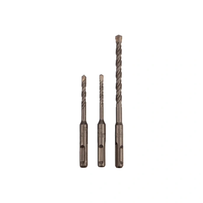 Набор буров по бетону KRANZ 5x110, 6x110, 8x160 мм, хвостовик SDS-plus, 3 шт. KR-91-0404