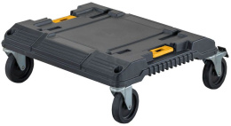 Тележка инструментальная DeWalt DWST1-71229 транспортировочная, с поворачивающимися на 369 градусов шарнирными колесами, передние из которых оснащены стопором, максимальная нагрузка 100кг