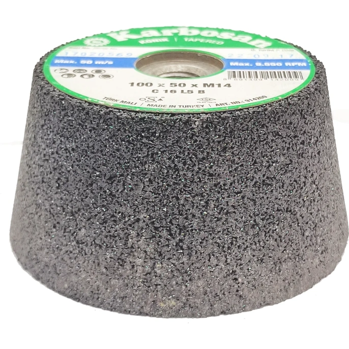 Круг шлифовальный 100х50 мм, М14 Karbosan KAR-914200