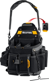 Сумка для инструментов Kraftool KPB-23 23карм. черный/желтый 38766