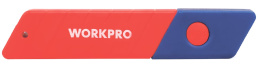 Лезвия сменные WorkPro WP212004 (10шт, закаленное лезвие SK2, подходит для большинства 18-миллиметровых ножей с защелкивающимся лезвием)