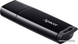 Накопитель USB Apacer AH336 32GB Черный AP32GAH336B-1 интерфейс: USB 2.0 Type-A, с колпачком, материал корпуса: пластик