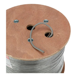 Rexant 01-0167 Кабель витая пара F/UTP, CAT 6, ZH нг А -HF, 4PR, 23AWG, INDOOR, SOLID, серый, 305м