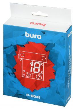 Термометр BURO P-6041, серебристый
