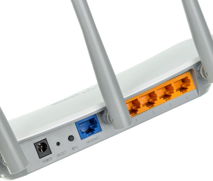 Wi-Fi роутер TP-LINK TL-WR845N,  Wi-Fi 4,  N300,  2.4ГГц, 4 LAN,  белый