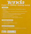 Коммутатор TENDA S108, неуправляемый