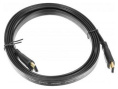 Кабель аудио-видео Buro HDMI 1.4 Flat, HDMI m - HDMI m , ver 1.4, 2м, FLAT, черный [bhp hdmi 2]