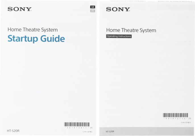 Саундбар Sony HT-S20R 5.1 400Вт черный