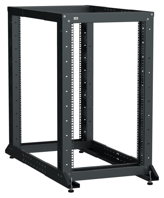 Стойка двухрамная ITK Linea (LF05-42U61-2GM) 42U 600ммX1000мм 700кг черный