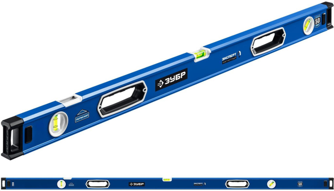 Уровень пузырьковый Зубр Эксперт 34572-200 200см, магнитный, глазков: 3шт