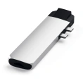 USB-хаб Satechi Aluminum Pro Hub with Ethernet & 4K HDMI для MacBook Air 2018-2020, MacBook Pro 2018-2020. Цвет серебряный. (ST-TCPHES)