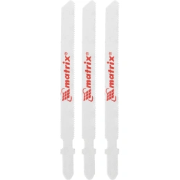 Полотна для электролобзика универсальные 75 мм; 1.2 мм; 3 шт.  MATRIX 78150