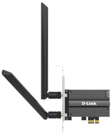 Сетевой адаптер Wi-Fi D-Link DWA-X562/E AX1800 PCI Express ант.внеш.съем 2ант.