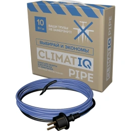 Саморегулирующийся комплект для защиты водопровода от замерзания IQWATT CLIMATIQ PIPE 10 Вт/м, 3 м 206411