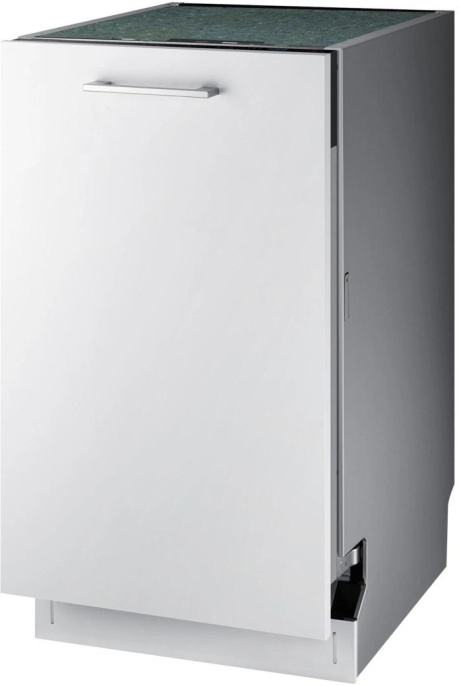 Встраиваемая посудомоечная машина Samsung DW50R4040BB/WT, узкая, ширина 45см, полновстраиваемая, загрузка 9 комплектов