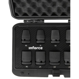 Набор торцевых ударных головок Inforce (1/2"; 10-24 мм) 11-01-261