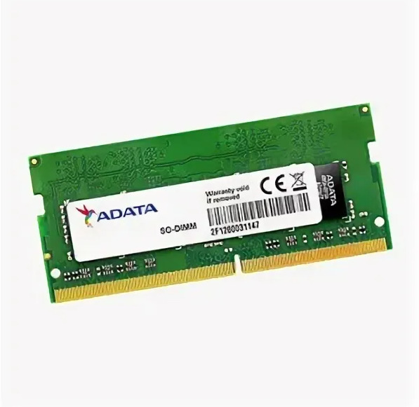 Оперативная память DDR4 SODIMM ADATA 4GB 2400MHz CL17 1.2V AM1P24HC4U1-B5QS