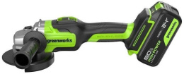 Углошлифовальная машина Greenworks GD24AG 10500об/мин рез.шпин.:M14 d 125мм 3200207CUG