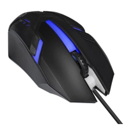 Мышь ExeGate Standard Laser GML-17 USB, 1200dpi, 3D, 3 кнопки и колесо прокрутки, длина кабеля 1,5м, черная, подсветка, Color Box EX289491RUS