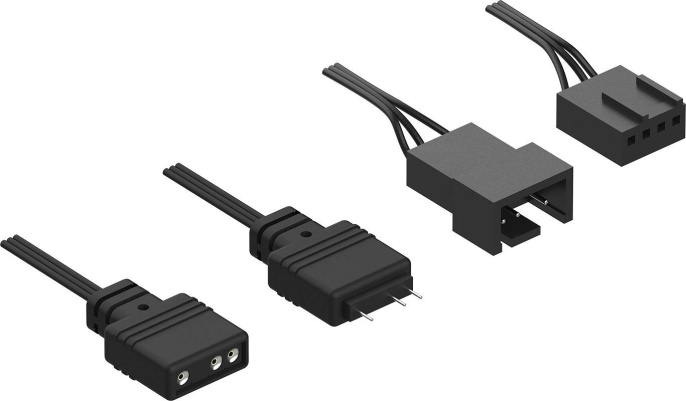 Вентилятор Formula Nulight 12 120мм, 3-pin, от БП:4-pin Molex , 1200об/мин, 19.06 дБ, RGB, черный, Ret [nulight 12bk fr]