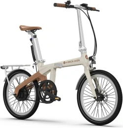 ADO Air Carbon латте Складной городской электровелосипед, колеса 20"x 1,75", двигатель 350 Вт, 35