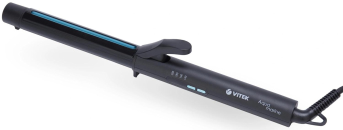 Щипцы Vitek Aquamarine VT-2313 60Вт макс.темп.:200С покрытие:керамическое