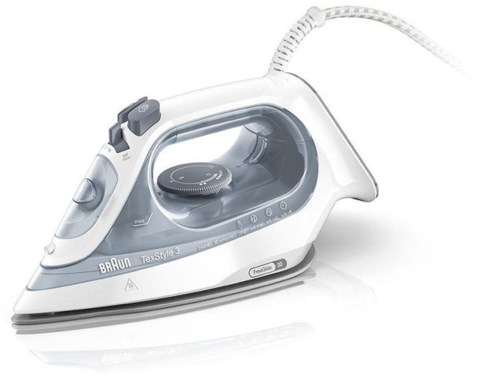 Утюг Braun SI3054GY, с паровым ударом, 2400Вт, с автоотключением, серый