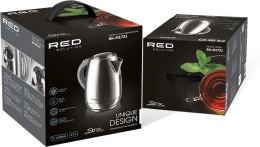Чайник электрический RED SOLUTION RK-M172, 1.7л, нержавеющая сталь/пластик