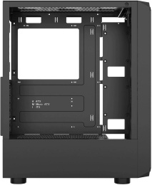 Корпус Bloody CC-126 черный без БП ATX 8x120mm 2xUSB2.0 1xUSB3.0 audio bott PSU (CC-126-BK)