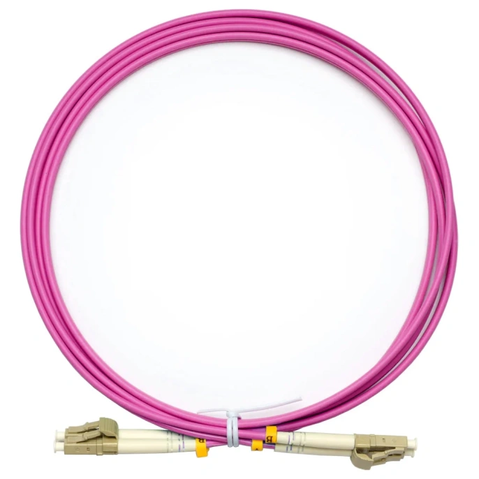 Оптический патч-корд TopLAN, дуплексный MM 50/125, 0,5 м, DPC-TOP-OM4-LC/P-LC/P-0.5