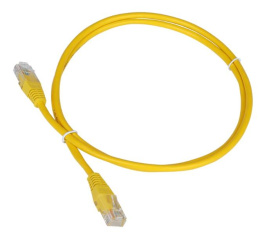 Патч-корд LanMaster вилка RJ-45, вилка RJ-45, кат.5E, ПВХ, 0.15м, желтый [twt-45-45-0.15-yl]