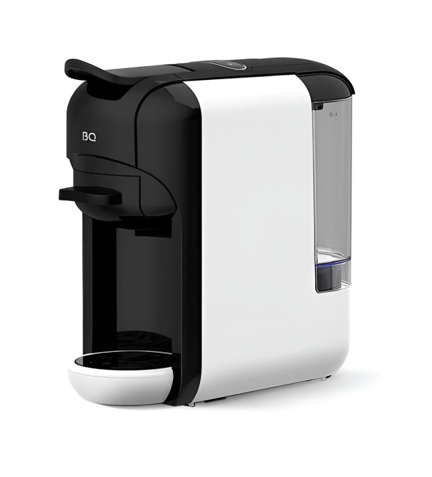 Кофеварка BQ CM3000 Черный/Белый 3в1, мощность: 1450 Вт, объем резервуара для воды: 0.6 л, тип кофе: молотый, капсулы Nespresso и Dolce Gusto, максимальная высота чашки: 9 см