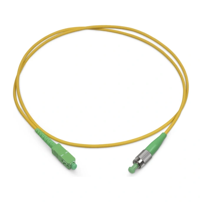 Оптический патч-корд TopLAN симплексный, FC/APC-SC/APC, SM 9/125, 1 м, PC-TOP-652-FC/A-SC/A-1.0