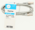 Патч-корд Hama H-200915 UTP cat.5E solid 1.5м серый RJ-45 f -RJ-45 m 00200915
