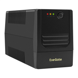 ИБП ExeGate Power NB-400.LED.AVR.4C13 (400VA/240W, LED, AVR, 4*C13, батарея 12V 4.5Ah, Black) EX299621RUS