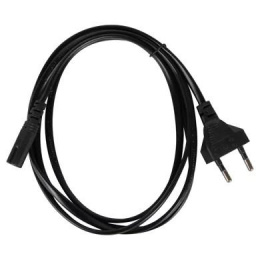 Кабель для аудио-видео техники IEC-320-C7, 2-pin 1,8m ,черный, iOpen ACE023-1.8M Советский стандарт